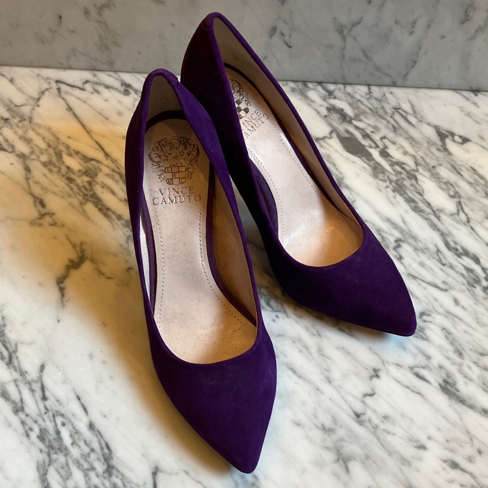 Vince Camuto Deep Purple Heels